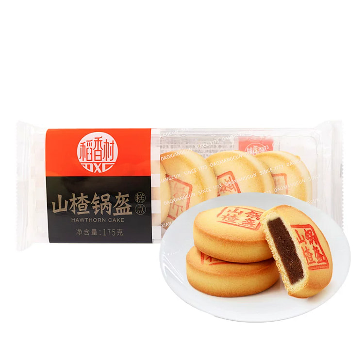 稻香村山楂锅盔休闲零食点心传统糕点175g*1 175 克