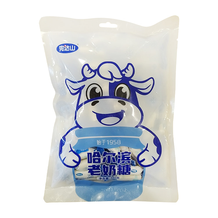完达山糖果喜糖零食哈尔滨老奶糖380g*1袋