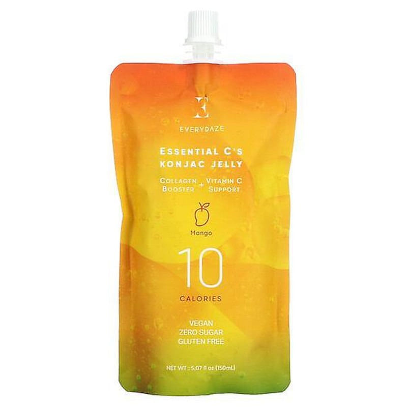Everydaze, Essential C's Konjac Jelly, Mango 150 ml