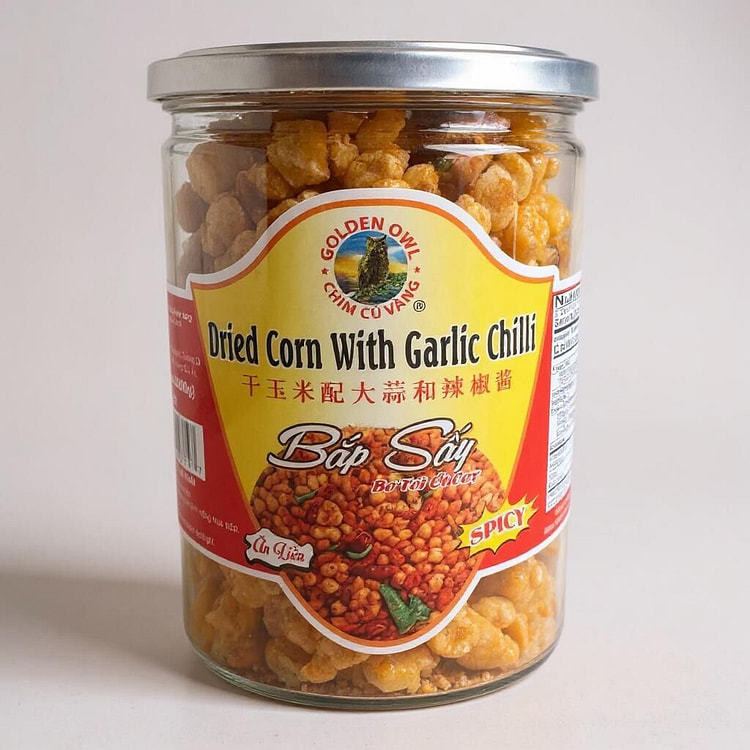 Snack popCorn With Garlic Chilli Spicy and Crunchy