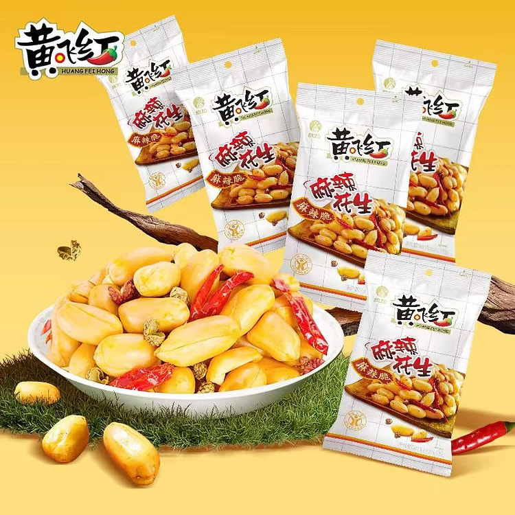 黄飞红 麻辣花生25g*15袋