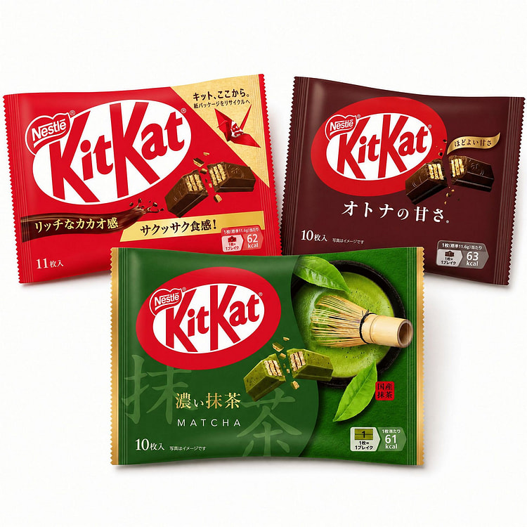 Nestle KitKat 3-Flavor Assortment  31 Pieces 1 each