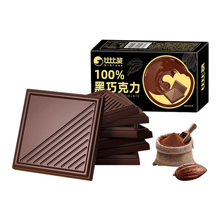 100% dark chocolate Low-fat snacks 80 g