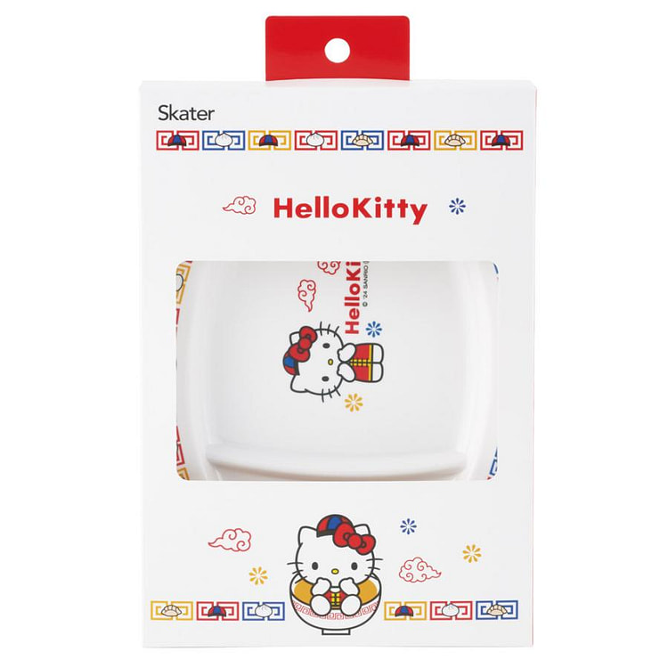 Skater Hello Kitty Melamine Dumpling Plate