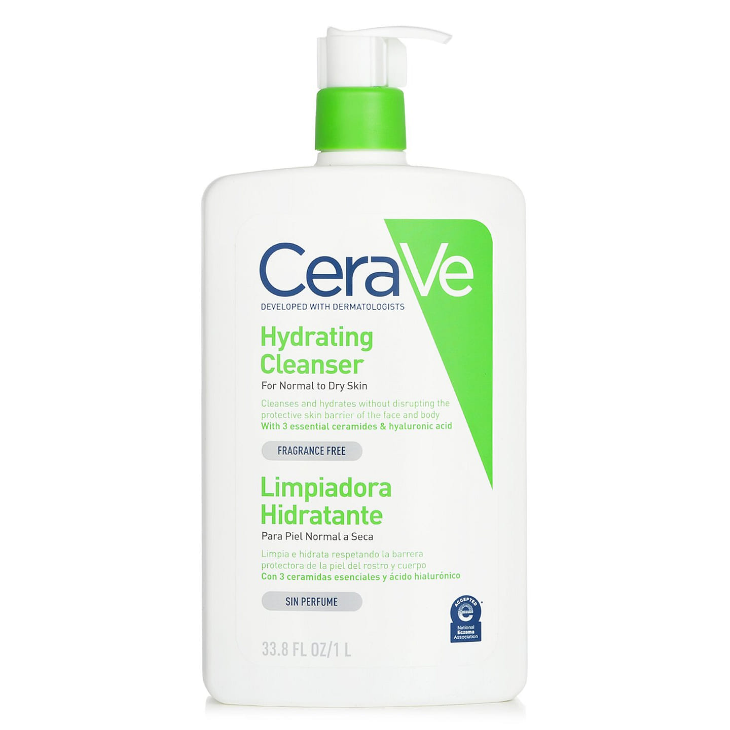 CeraVe Hydrating Cleanser For Normal to Dry Skin 1000ml/33.8oz 1000 ml