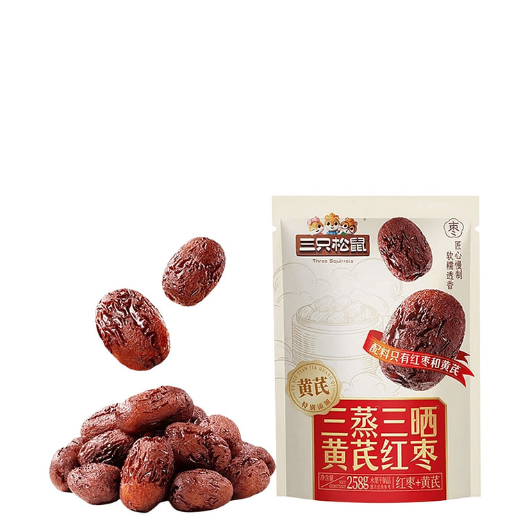 三只松鼠 黄芪蒸枣 258 克