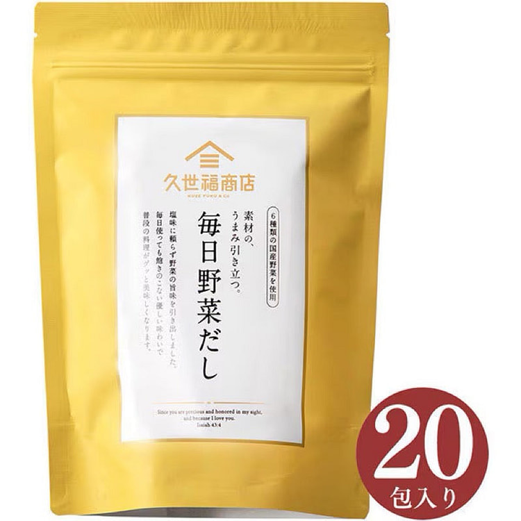 久泽福商店 蔬菜高汤 6g x 20 袋 1 份