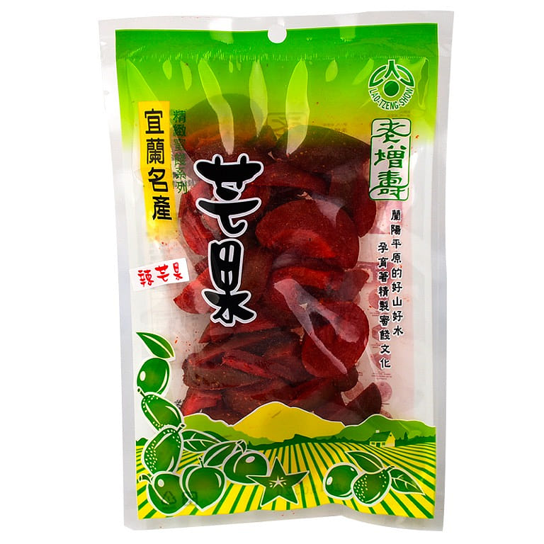 Taiwan Lao Jan Sow Candied Fruit - Spicy Dried Mango 125 g