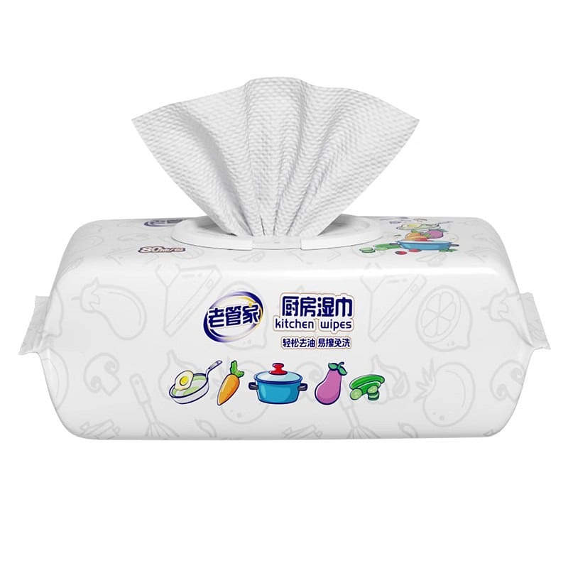 Old Steward Kitchen Wipes Cleaning Wipes 80pcs/bag 1 each