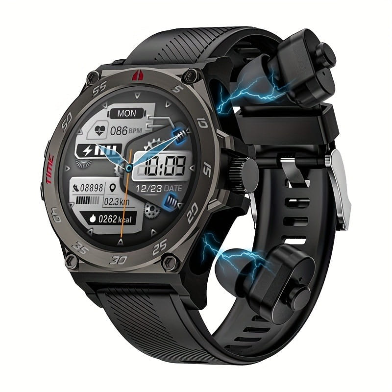 2-in-1 smartwatch with built-in headphones 1 each
