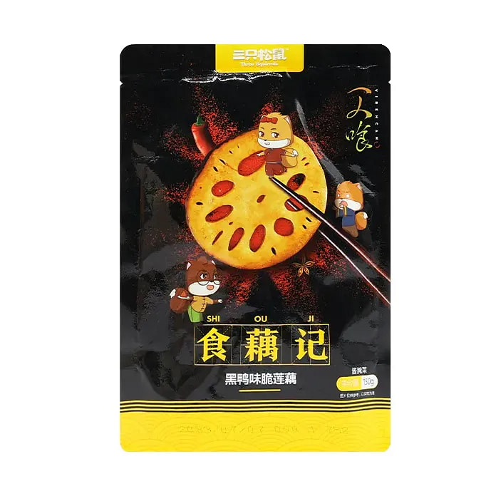Black Duck Flavored Crispy Lotus Root Chips 150 g