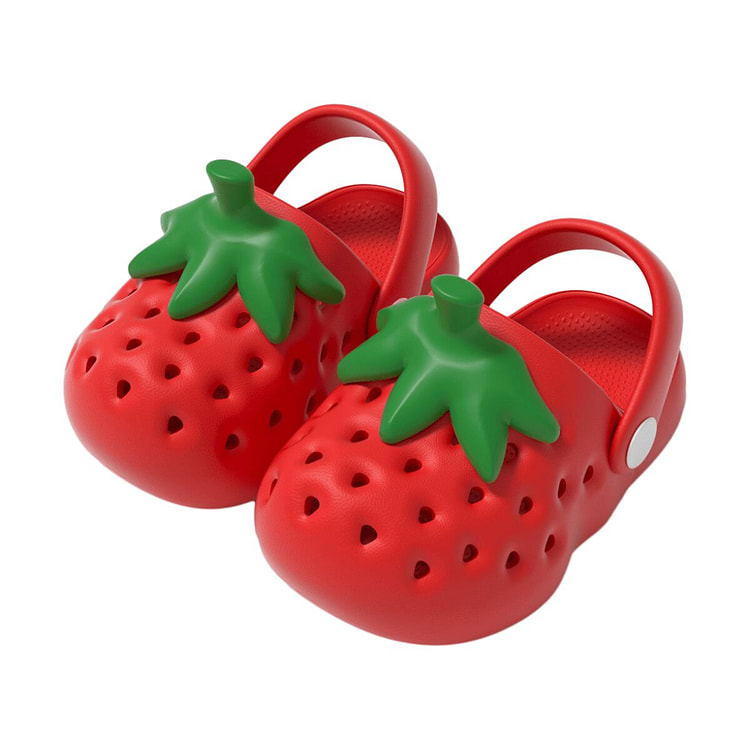 Cute Strawberry Crocs - Inner Length 14cm 1 each