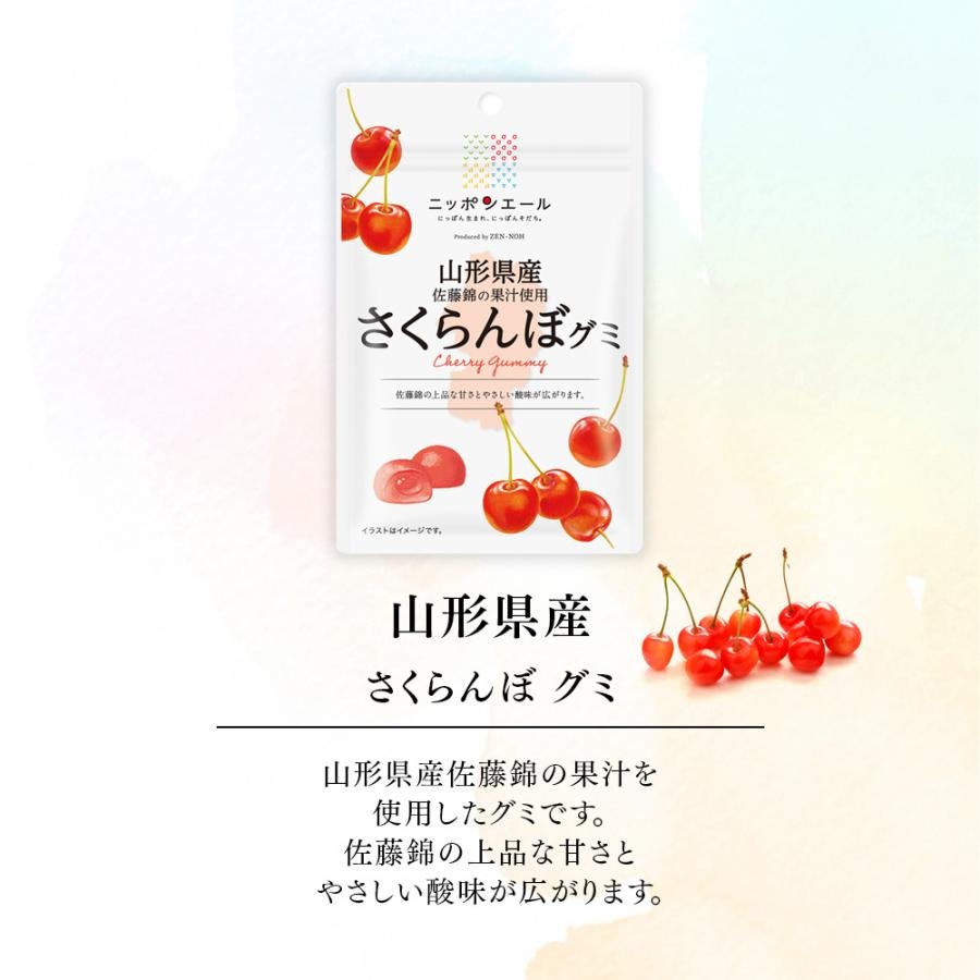 Get ZEN-NOH Sato Nishiki Cherry Juice From Yamagata-Ken Gummy 40g