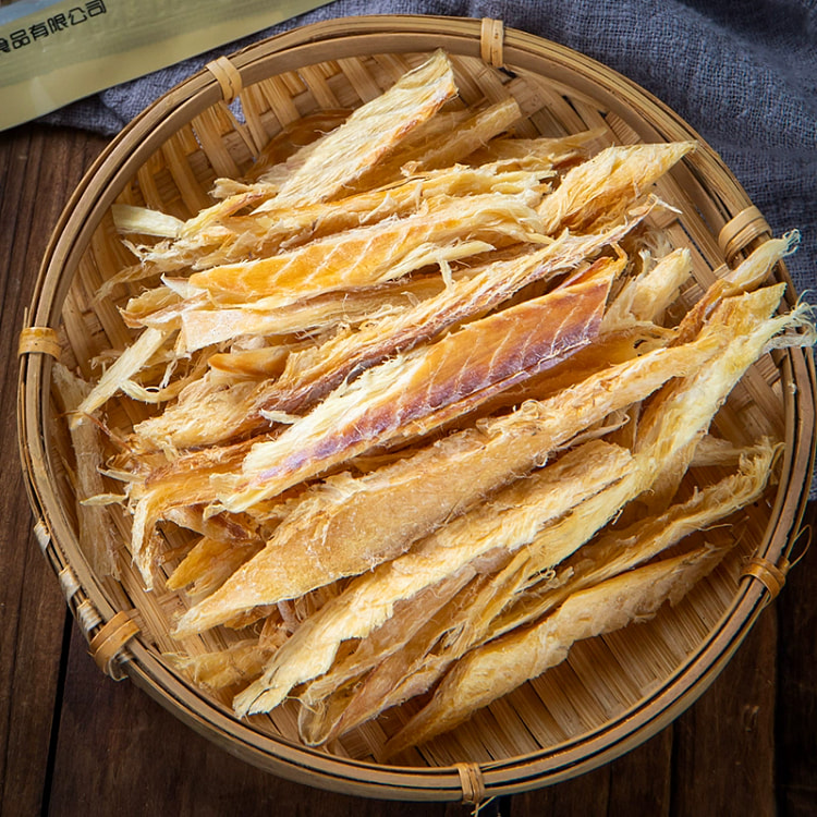 Yanbian specialty Mingtai fish silk Mingtai fish dried hand torn cod meat r