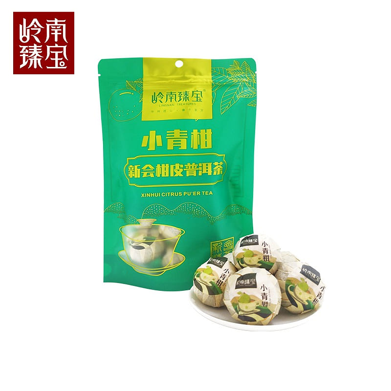 新会小青柑 陈皮普洱 茶 低咖啡因 零糖 低卡 50 克