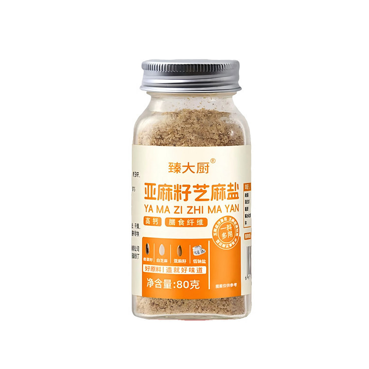臻大厨 亚麻籽芝麻盐 80g*1 80 克