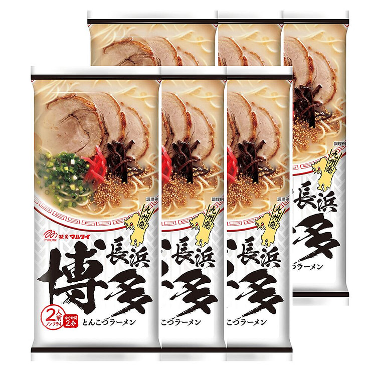 Marutai Instant Ramen Noodle (Hakata) 6 Pack 6 pack