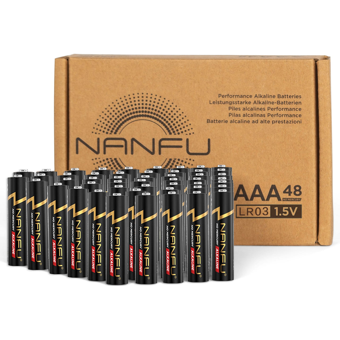NANFU AAA Batteries , 48 Count per pack 48 count