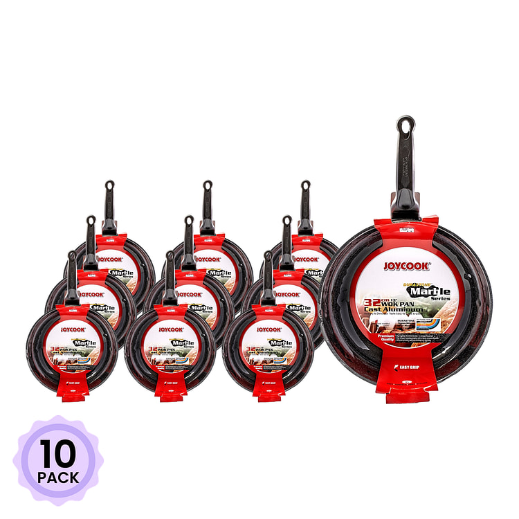 Joy Cook Durastone Nonstick Wok 13" 1 count*10 pack