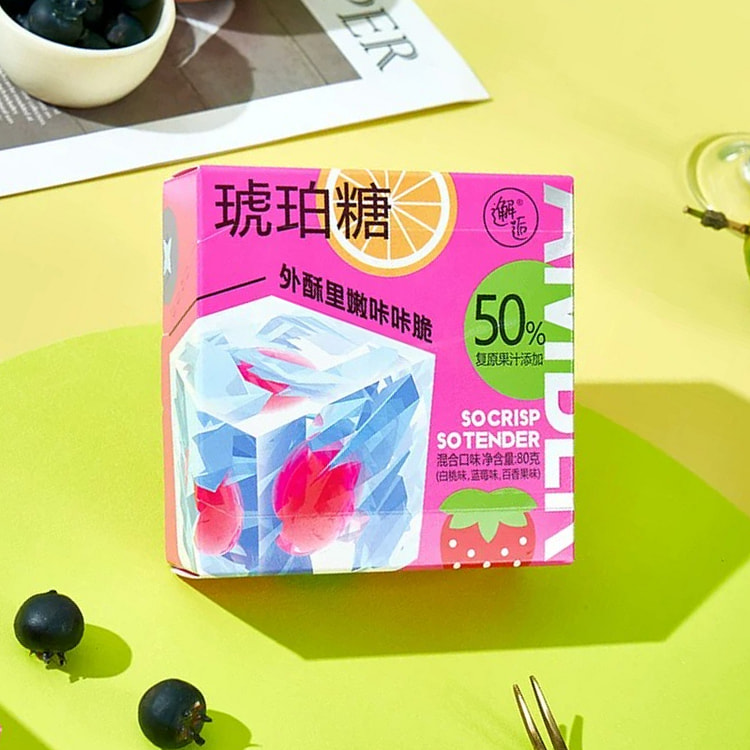 Amber Sugar Mixed Flavor 80g 80 g