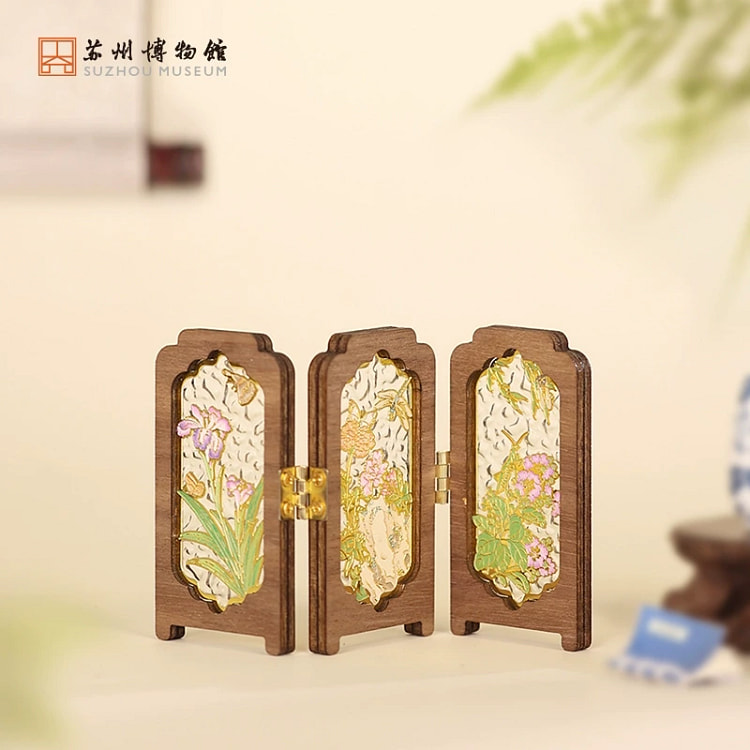Suzhou Museum: Screen Ornament Refrigerator Magnet