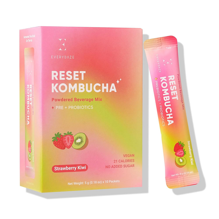 EveryDaze Reset Kombucha 10pack Strawberry