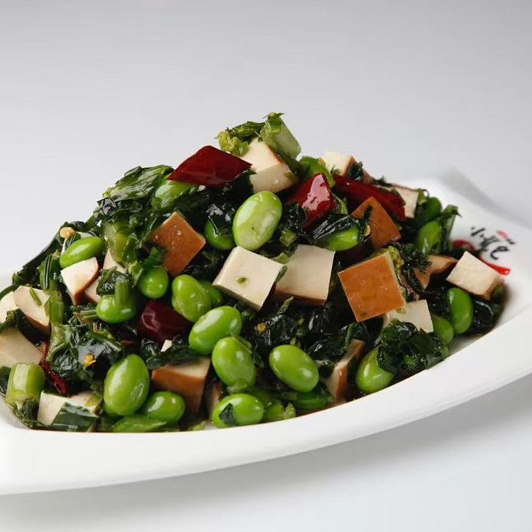 Dried Bean Curd with salted mustard Edamame 260g