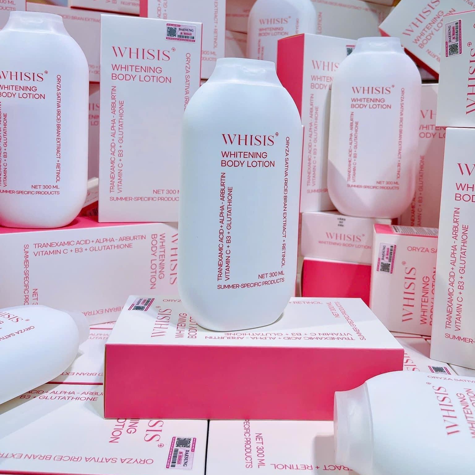 WHISIS RICE FERMENT WHITENING BODY LOTION 300 มิลลิลิตร