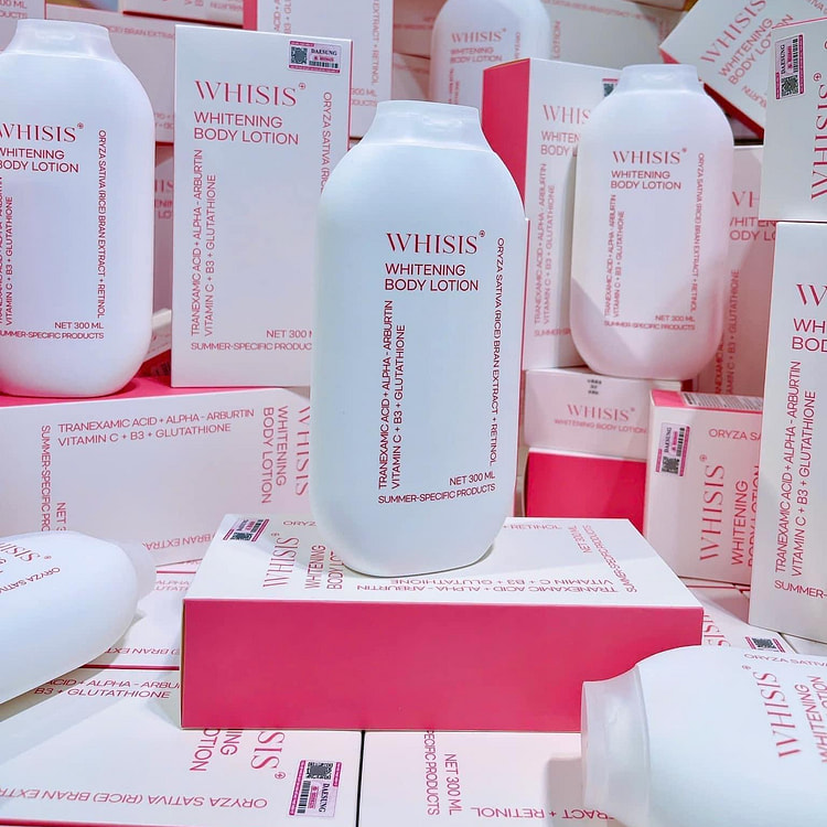 WHISIS RICE FERMENT WHITENING BODY LOTION