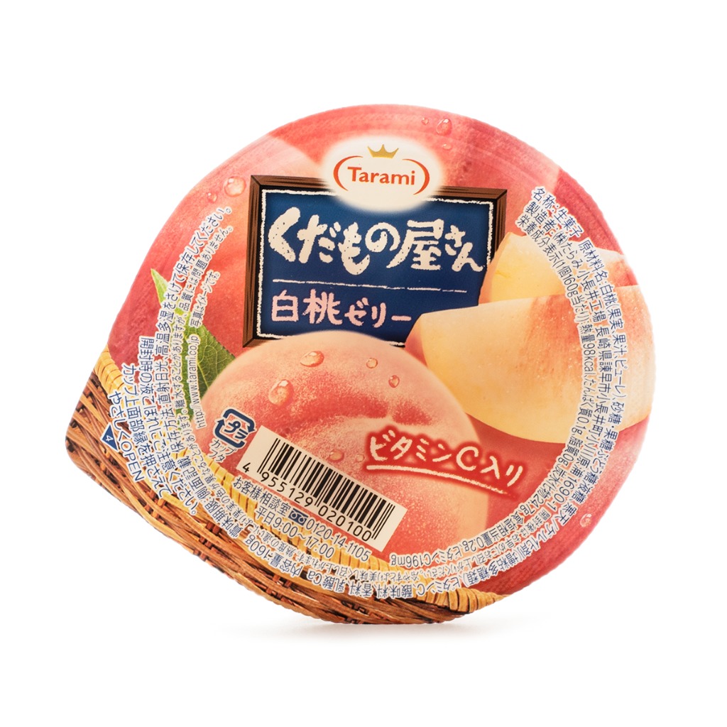Tarami くだもの屋さん 白桃ゼリー - Weee!