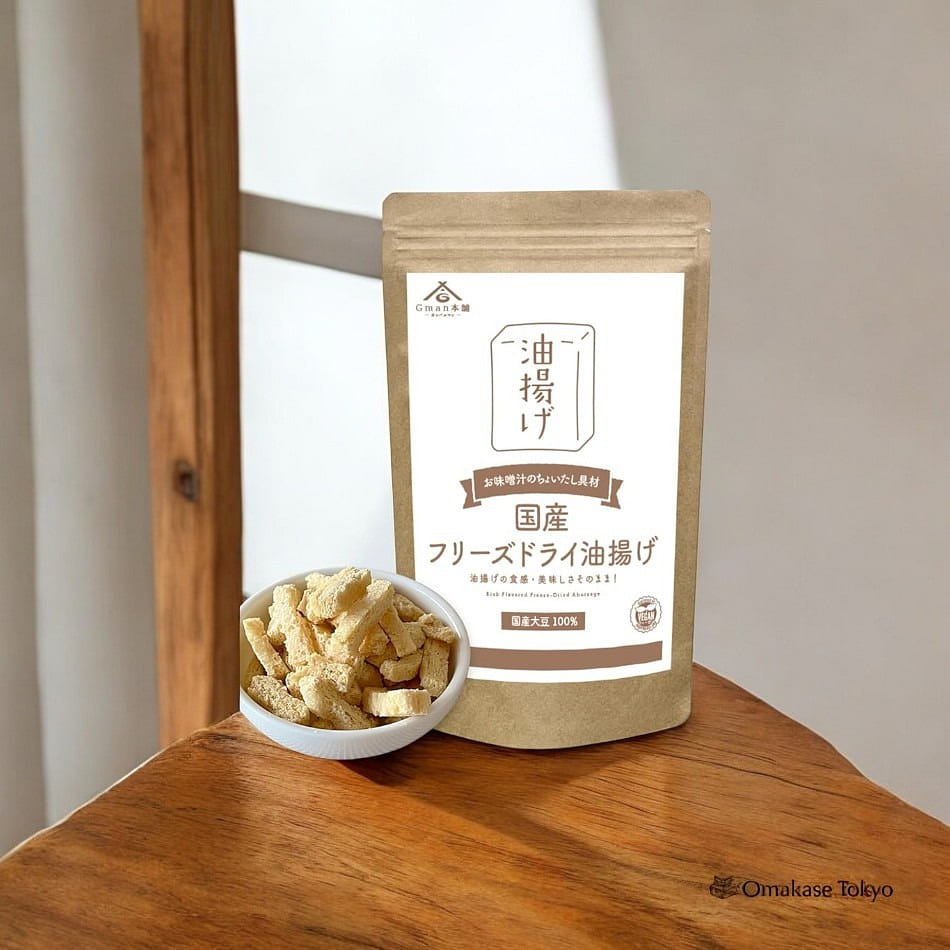 Freeze-Dried Aburaage (Deep-Fried Tofu) 80 g