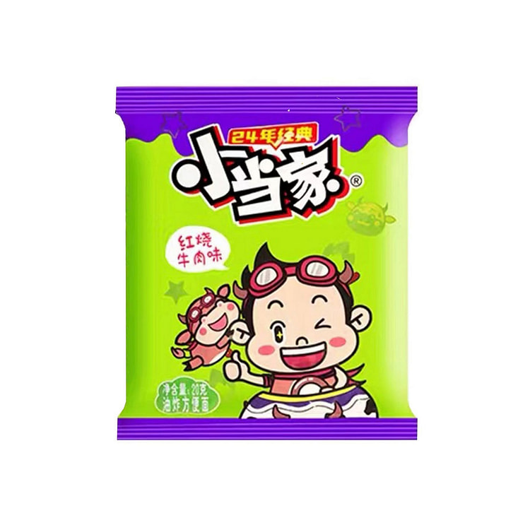 【美国直发】统一 小当家方便面 红烧牛肉味 20g (min 9)