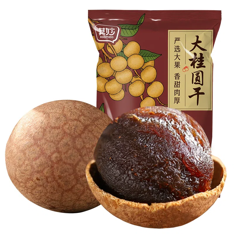Fujian Qimiao dried longan 500g*1 bag 500 g