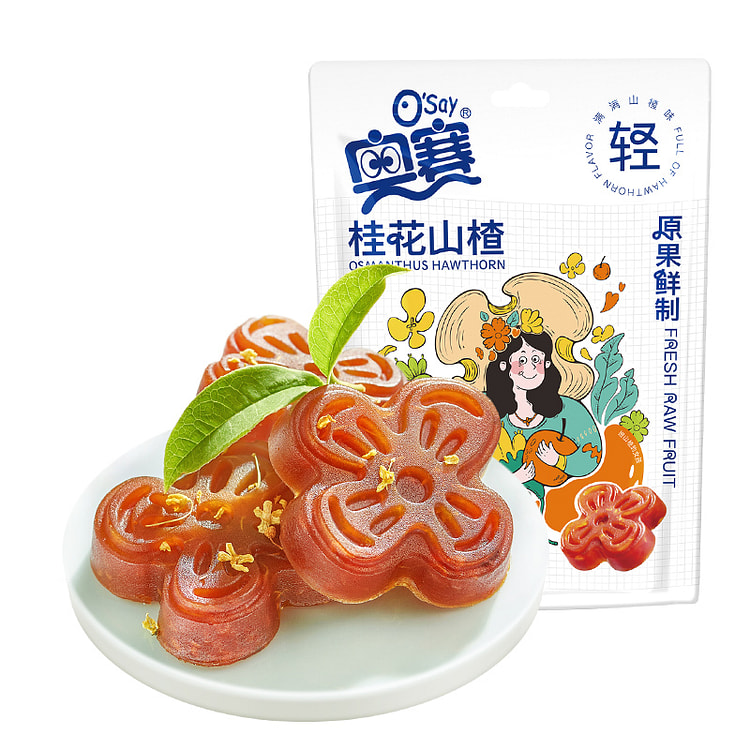 奥赛 山楂桂花山楂独立包装儿童零食 108g*1袋