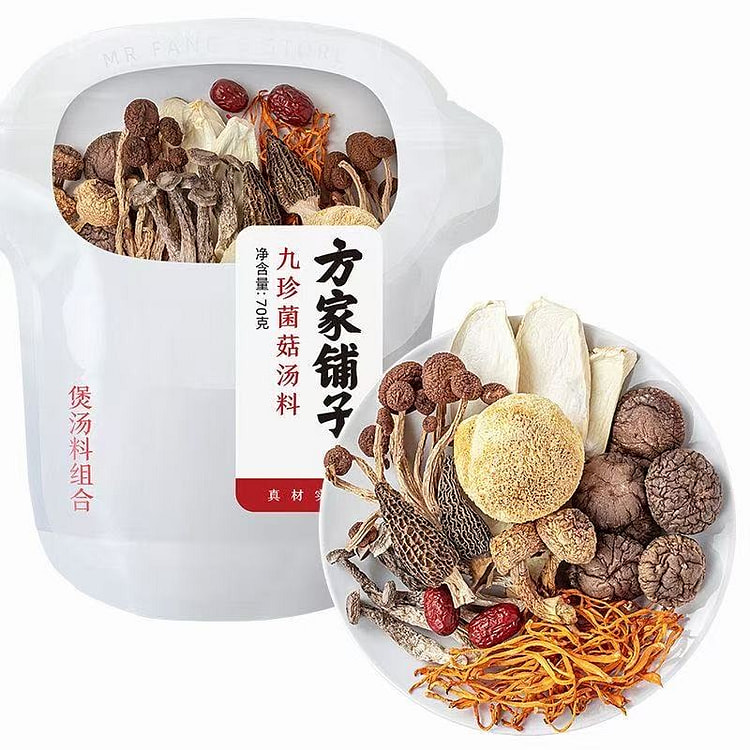 方家铺子九珍菌汤包70g*1袋 70 克