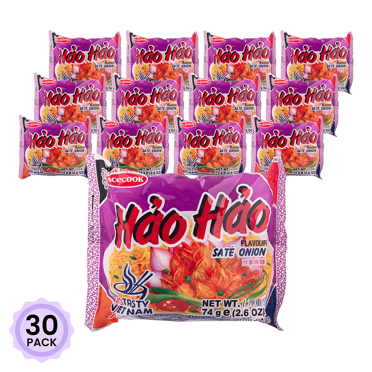 Acecook HAO HAO SATE ONION NOODLE 2.82 oz*30 pack