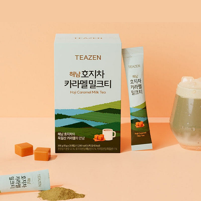 TEAZEN Kombucha Milk Tea Hoji caramel flavor 1 케이스