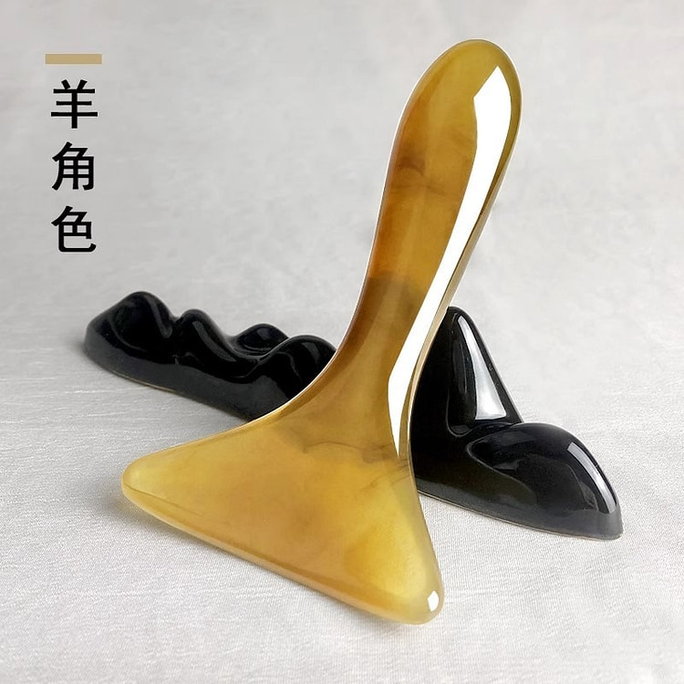 刮痧板 刮脖子神器 颈纹淋巴刮痧专用 按摩肩颈腿背部全身树脂刮痧铲