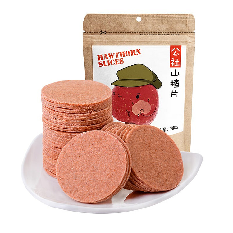沂蒙公社 山楂片 0添加剂蜜饯果干果脯休闲零食 280 克