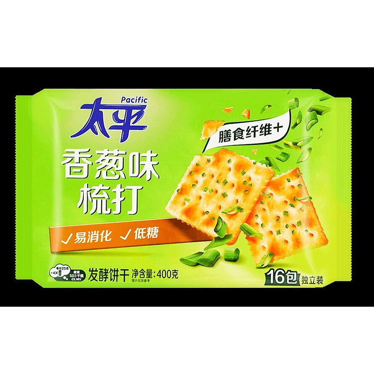 太平洋 葱姜饼干 400g