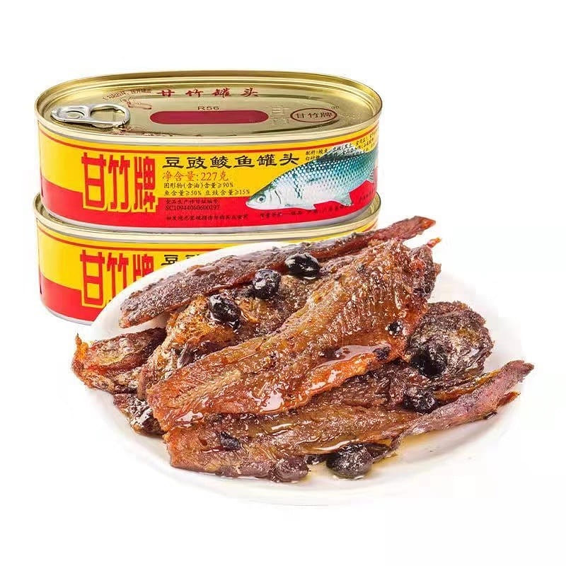 甘竹牌 豆豉鲮鱼罐头227g即食下饭菜鱼干货淡水鱼食品 227 克