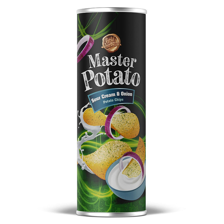 Master Potato酸奶洋葱味薯片160g 1 盒