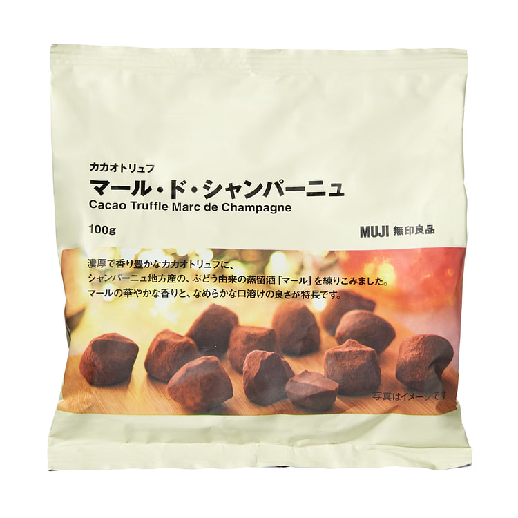 MUJI Champagne Truffle Chocolate 100g