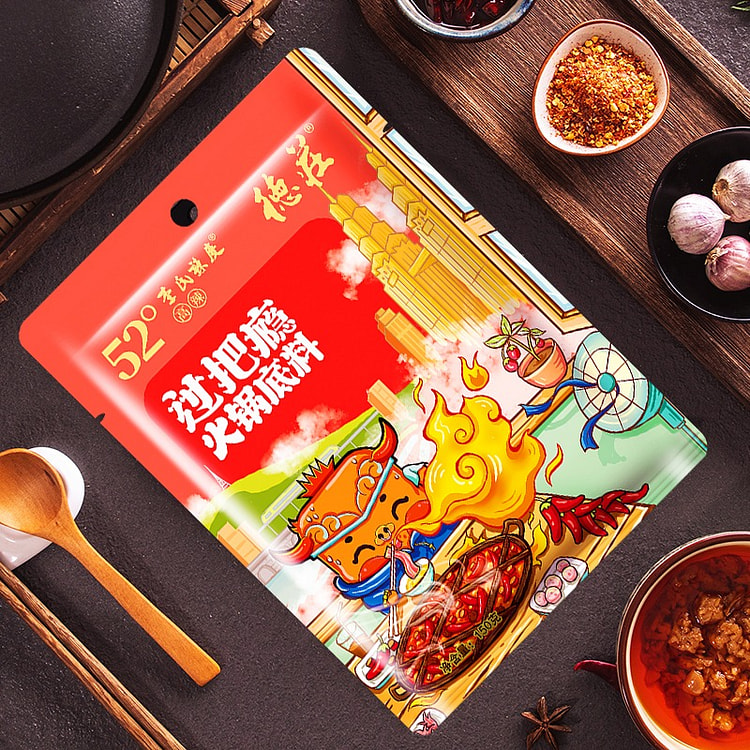 德庄过把瘾火锅底料52°电商版