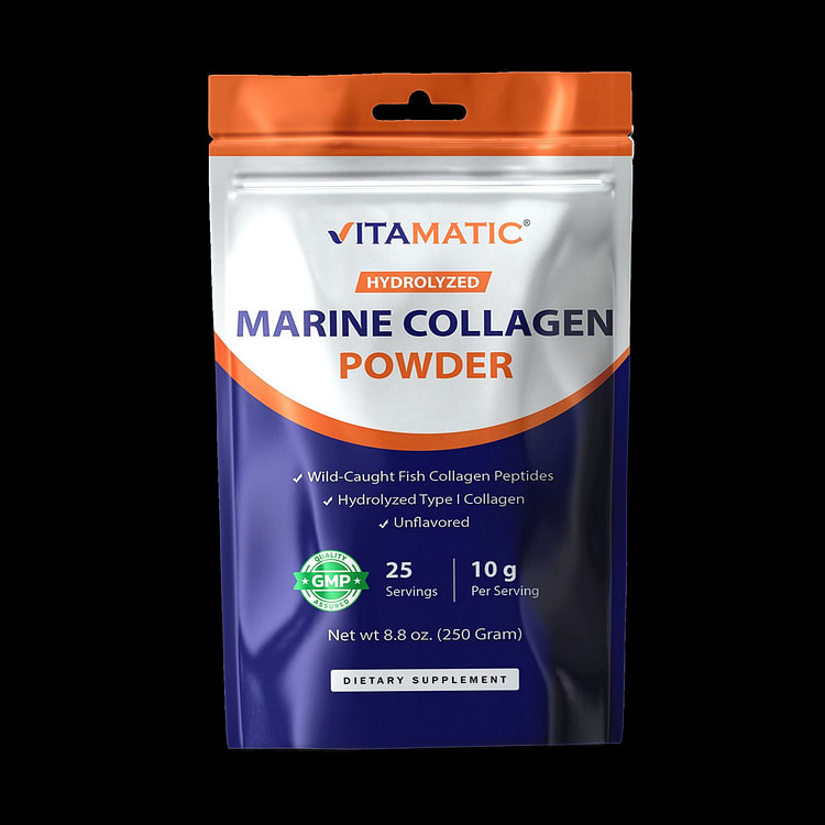 Hydrolyzed Marine Collagen Powder 250g (8.8 oz) 1 each