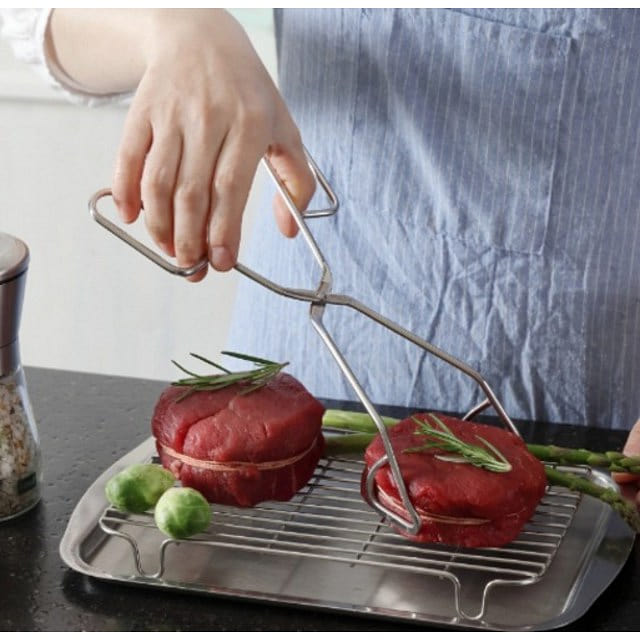 Cuchinare Stainless Steel Scissor Tongs 1 each