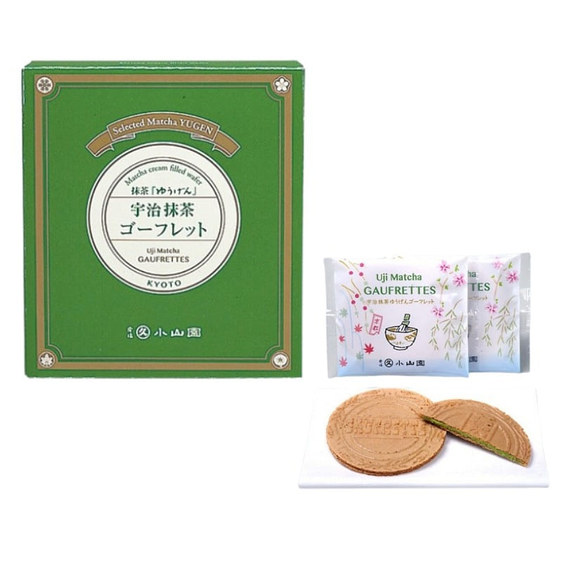Marukyu Koyamaen Uji Matcha Yugen Gaufret 8 pcs 1 box