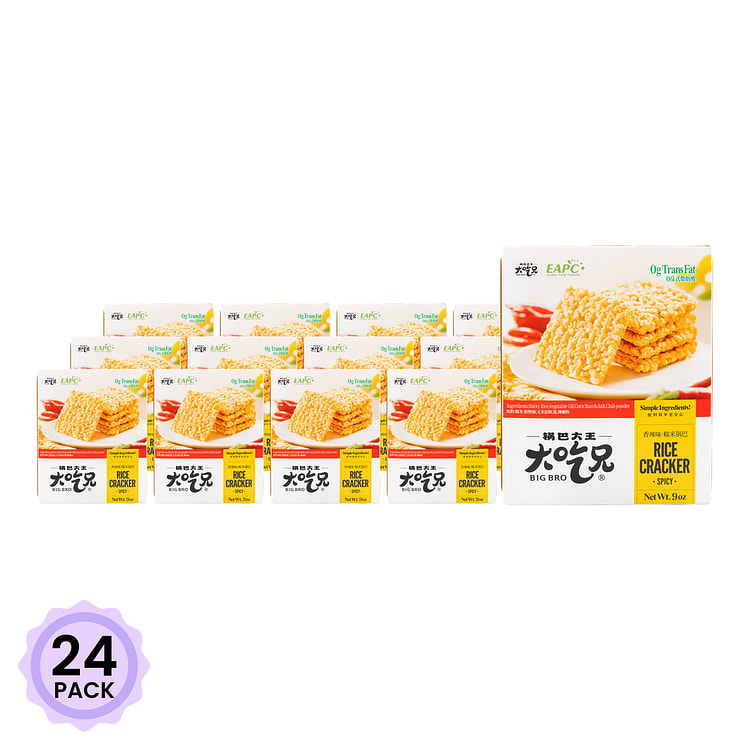 Da chi xiong もち米おこげ　辛口味 260 グラム*24 パック
