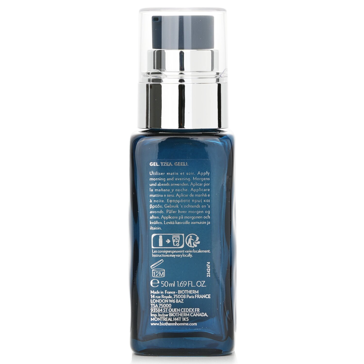 Biotherm Homme Force Supreme Revitalizing & Anti-Aging Gel