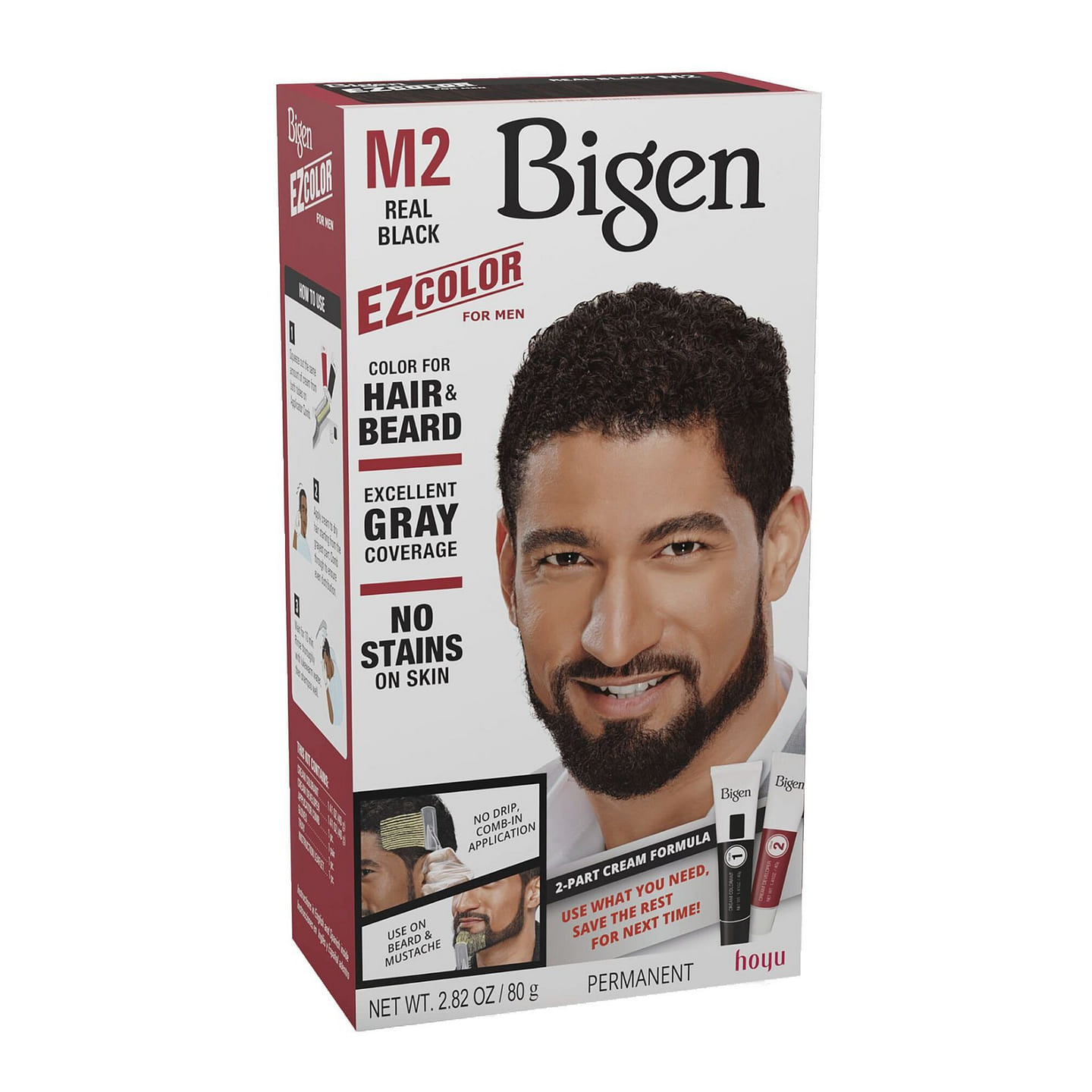 Bigen Men’s Hair Color M2 Real Black 1.41oz 1 each